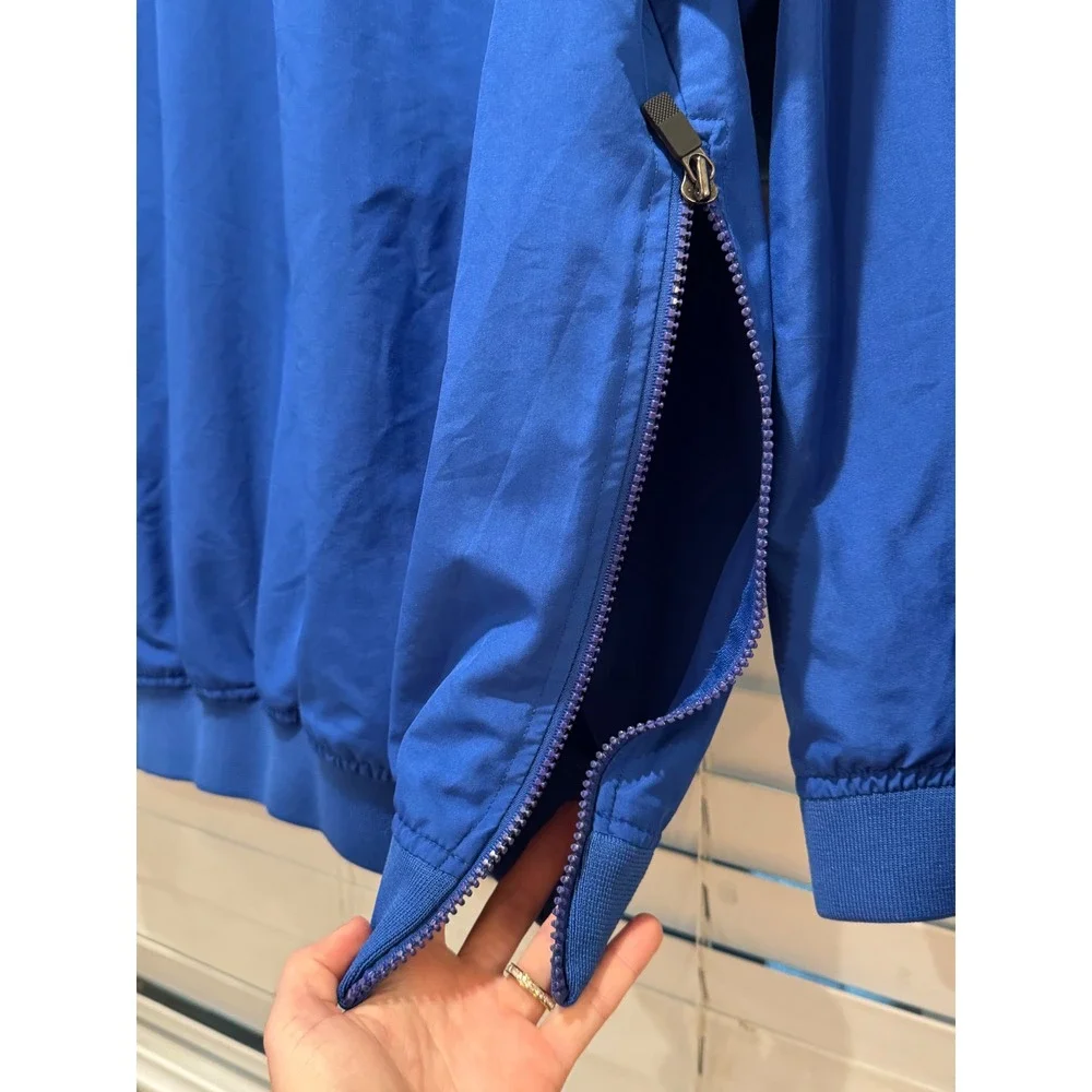 Nike Kentucky Wildcats Windbreaker Pullover Mens XXL Blue V-Neck Side Zip Y2K